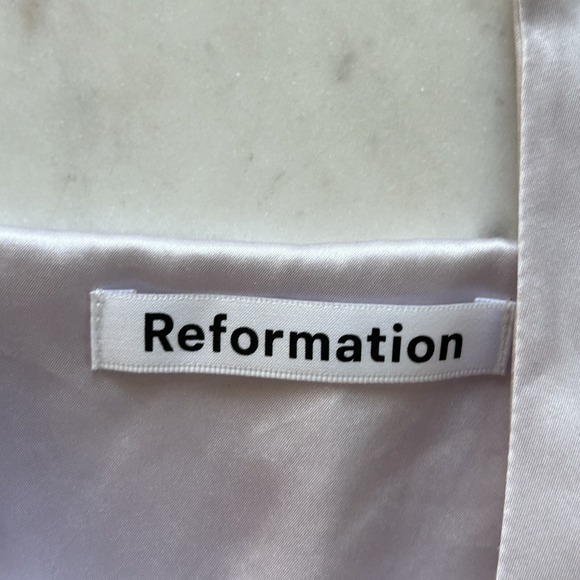 Reformation Ombré Sofia 100% Silk Slip Midi Dress Blue Lavender size 0 $278 Prom - Picture 5 of 14